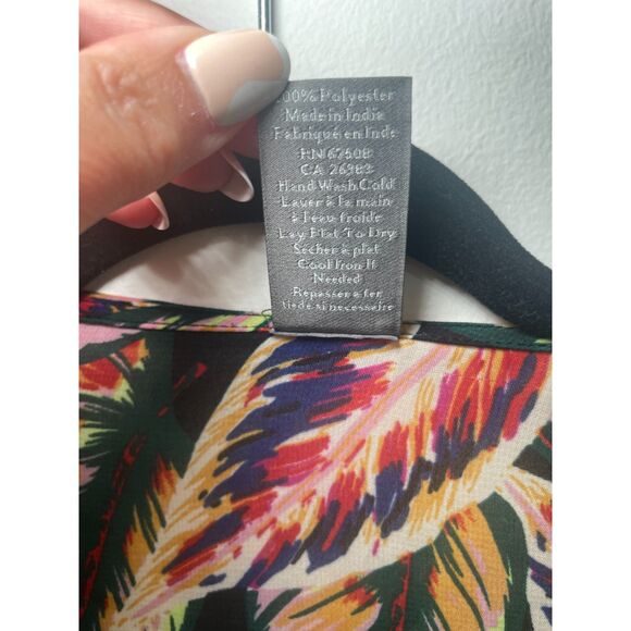 Vince Camuto Island Spice‎ Self-Belt Topper OS Coverup Kimono Wrap Robe - Picture 6 of 9